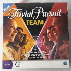 Hasbro Trivial Pursuit Team Edition Board Game Brand Family Games, New sealed